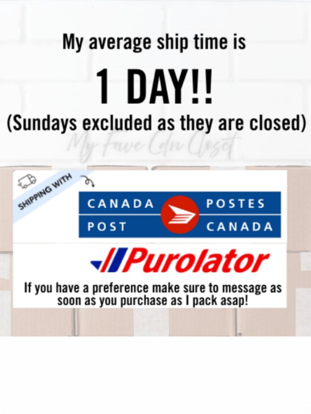 Thank-you for shopping my closet!